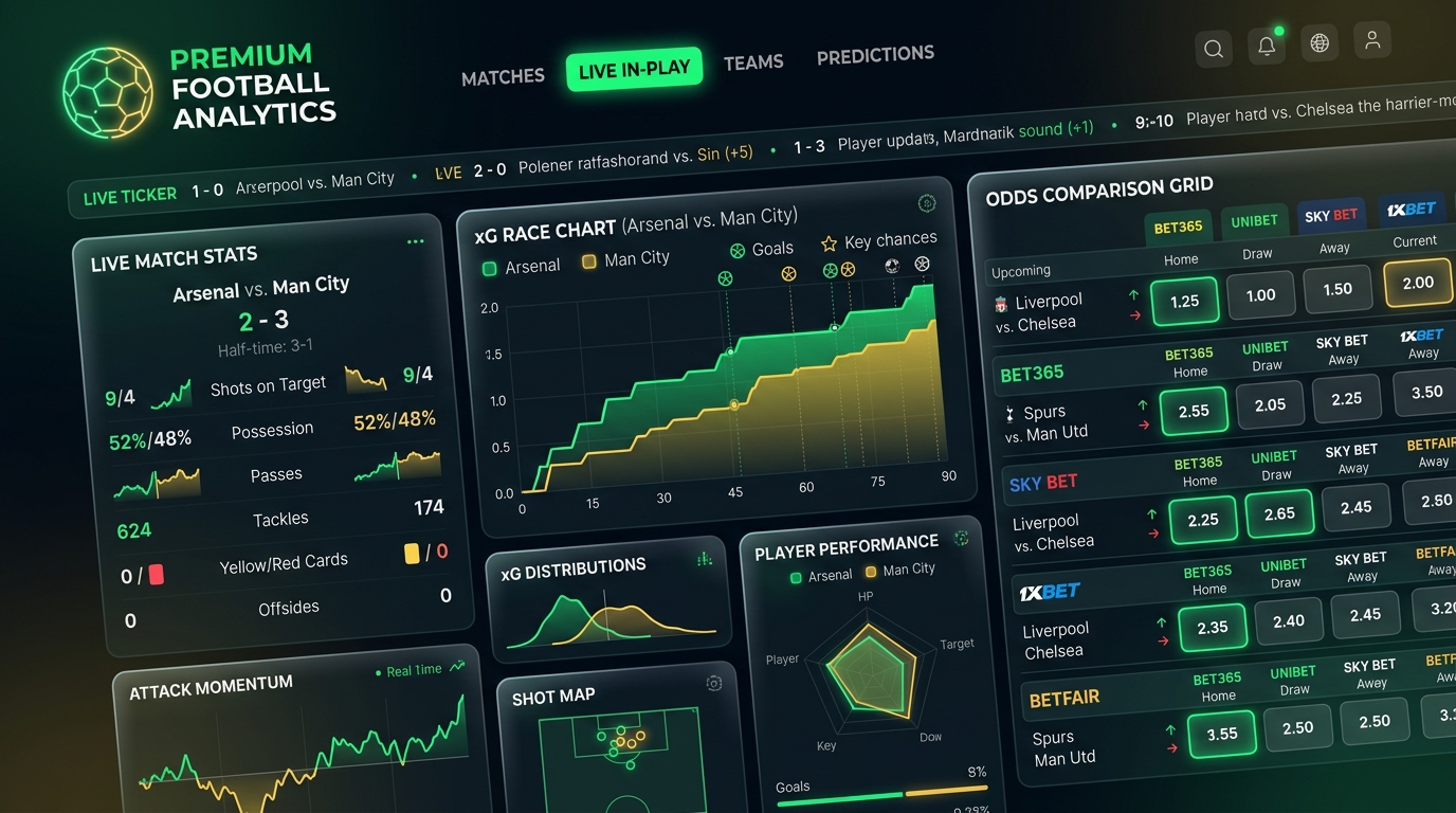 Premium Football Analytics Dashboard